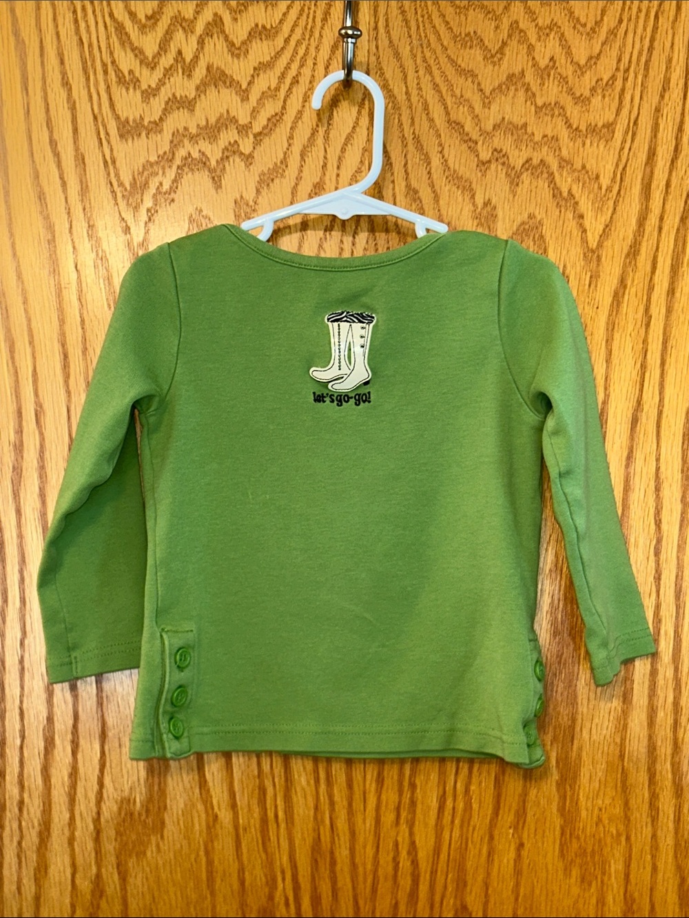 Vintage Gymboree MOD ZEBRA Go-Go Green Long-Sleeve Roller blade T Shirt Sz 3